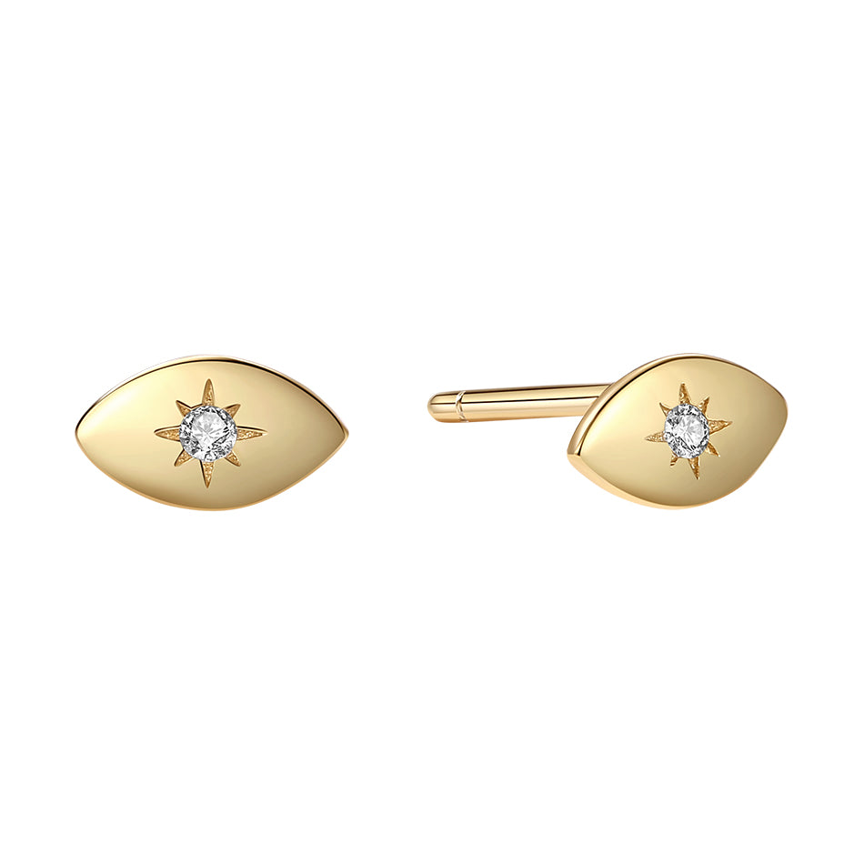 Evil Eye Stud Earrings