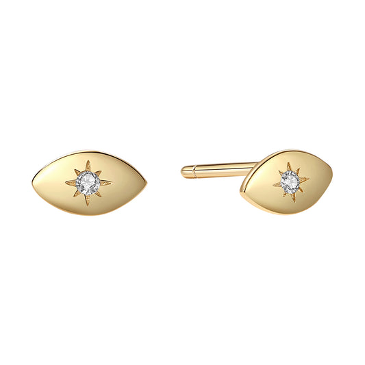 Evil Eye Stud Earrings