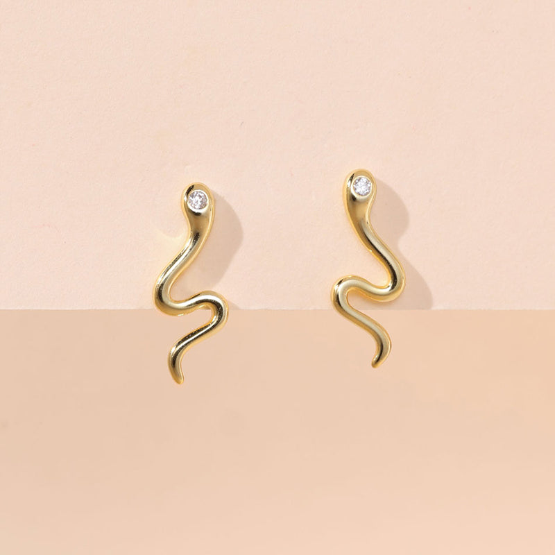 Snake Stud Earrings