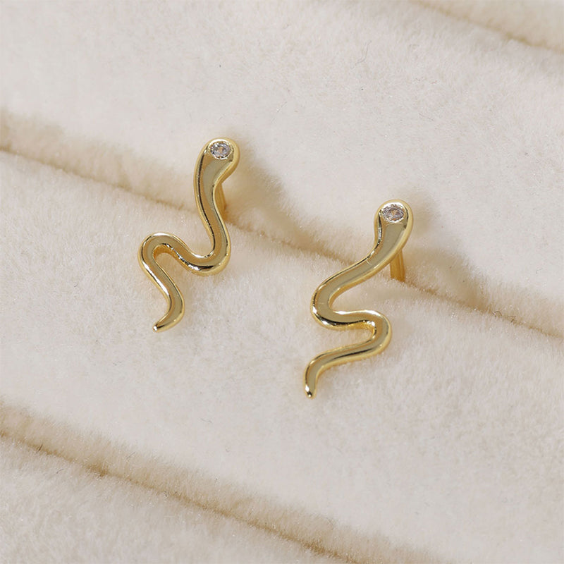 Snake Stud Earrings