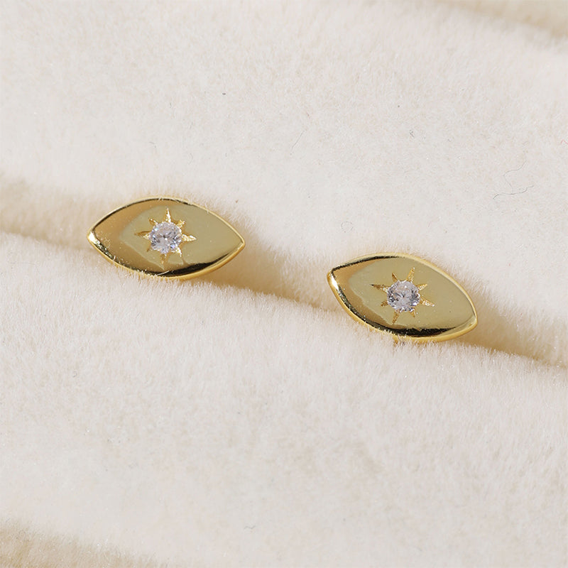 Evil Eye Stud Earrings