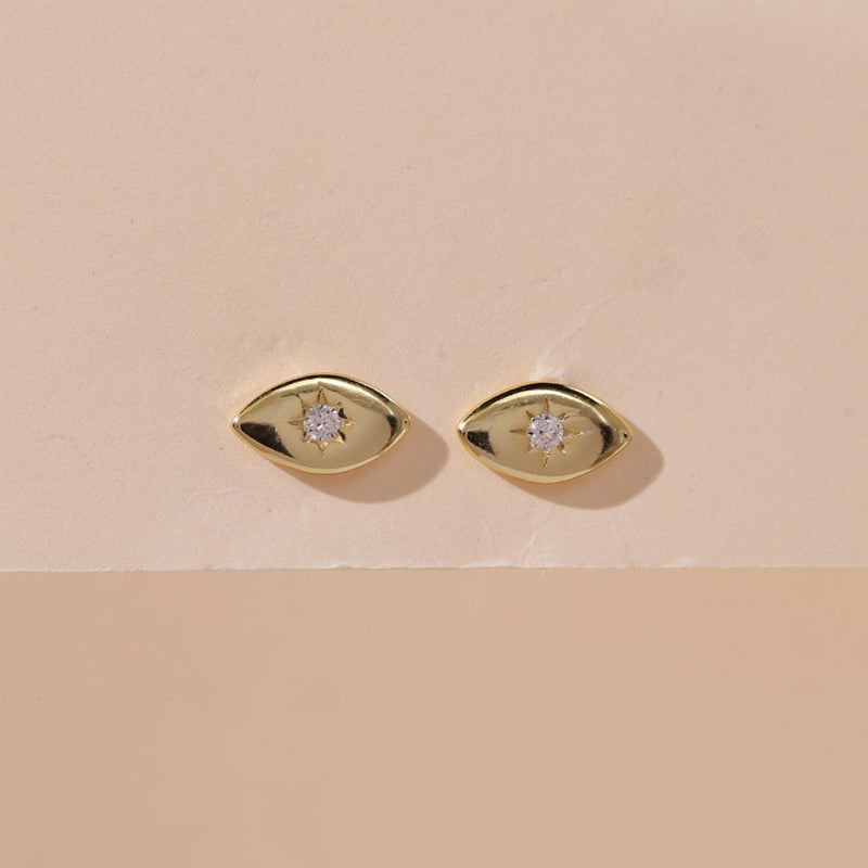 Evil Eye Stud Earrings