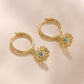 Turquoise Evil Eye Earrings