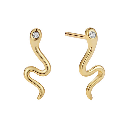 Snake Stud Earrings