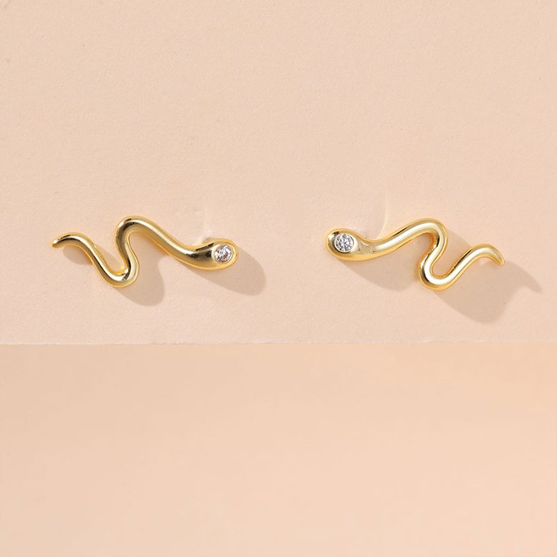 Snake Stud Earrings