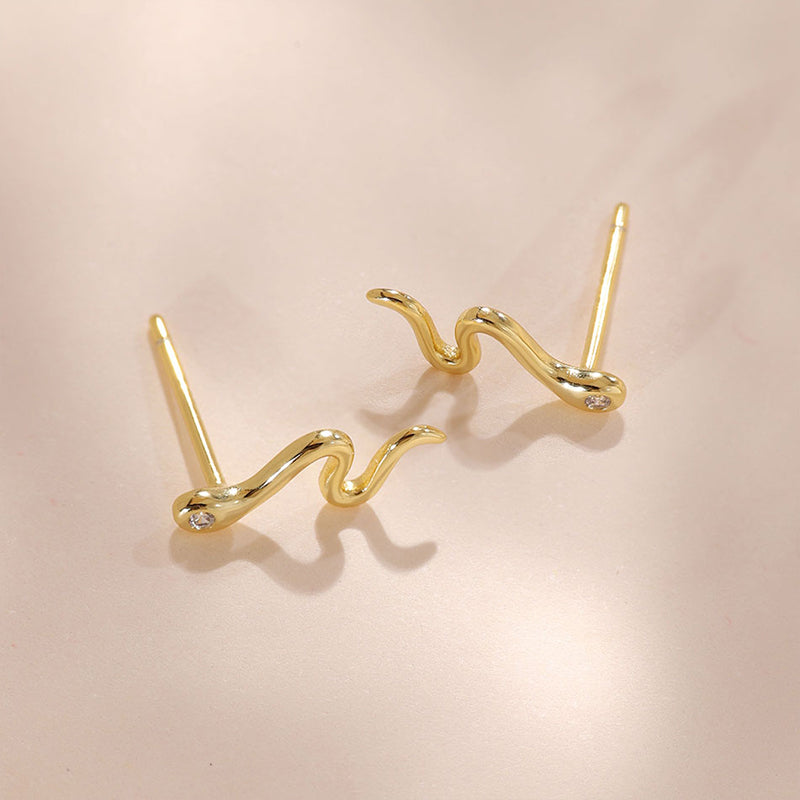 Snake Stud Earrings