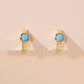 Turquoise Hoop Earrings