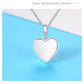 Chic Opening Heart Custom Photo Necklace
